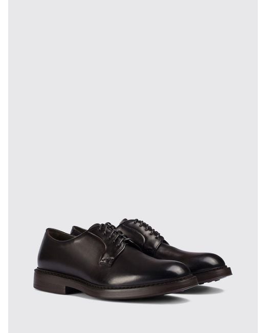 Doucal's White Brogue Shoes for men