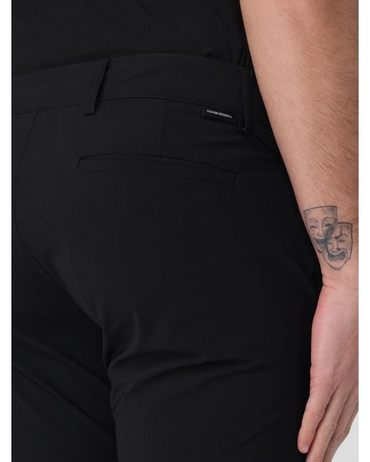 Colmar Black Jersey Chino Trousers for men
