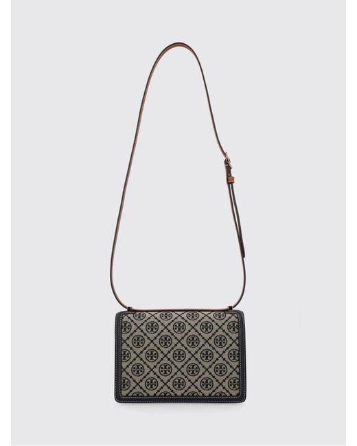 Tory Burch White T Monogram Shoulder Bag