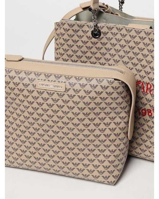Emporio Armani Natural Handbag
