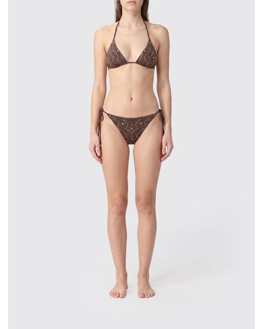 VENUJA Natural Polyester Bikini With Studs