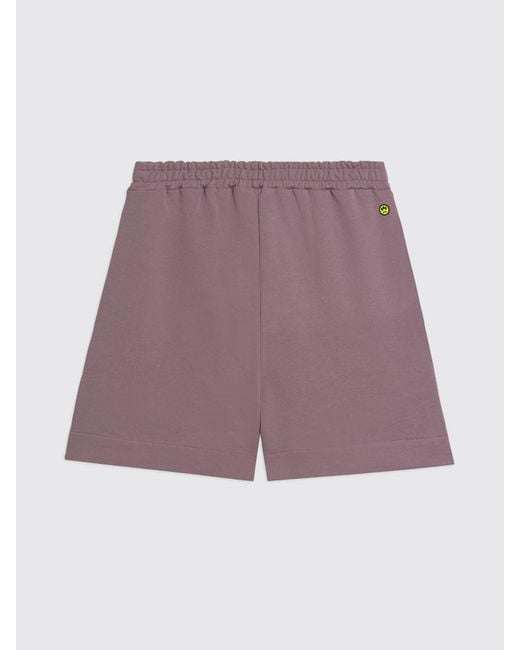 Barrow Pink Cotton Jogging Shorts for men