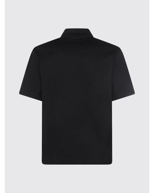 Mackage Black Cotton Polo Shirt for men