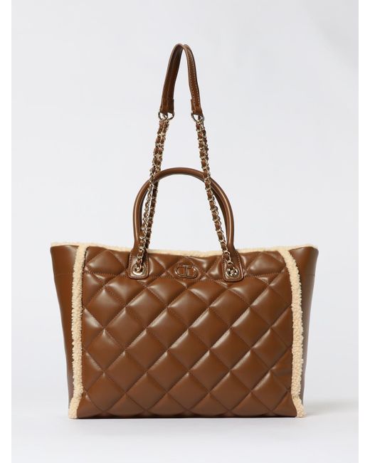 Twinset Brown Shoulder Bag