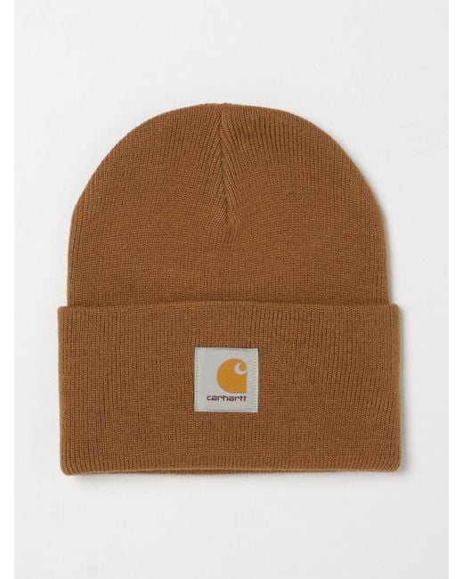 Carhartt Brown Acrylic Watch Ribbed Knit Hat for men