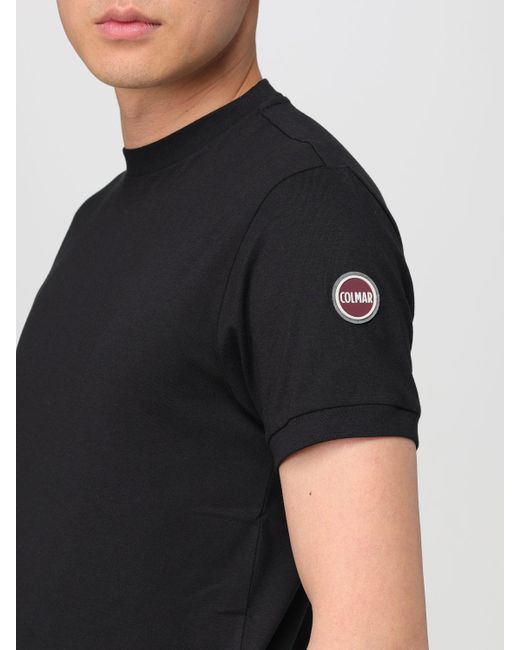 T-shirt in cotone di Colmar in Black da Uomo