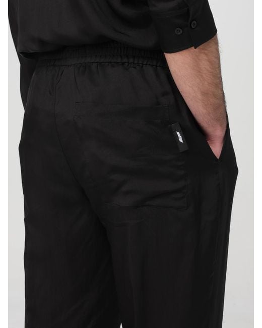 MSGM Black Trousers for men