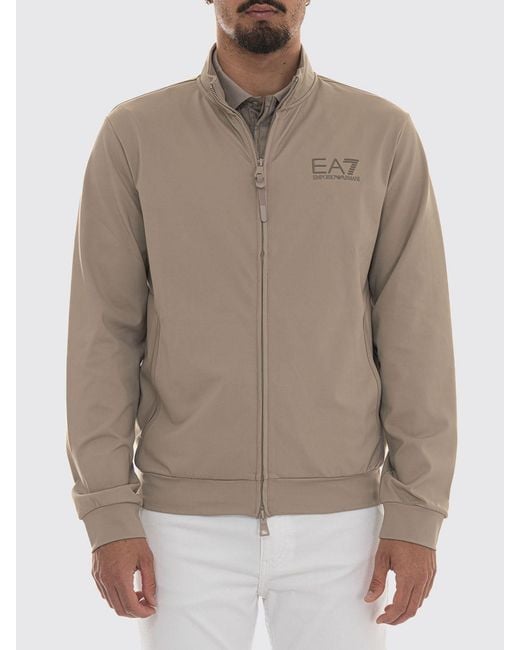 EA7 Natural Zip Cardigan for men