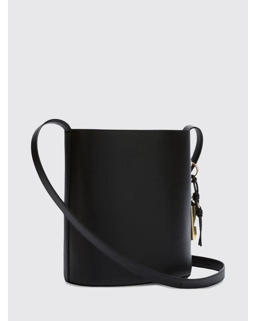 Furla Black Roxie S Leather Bucket Bag