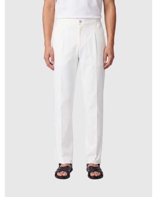 Kiton White Denim Straight Jeans for men