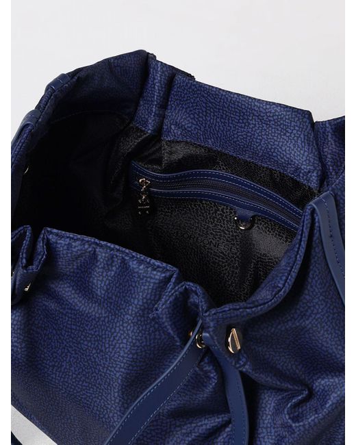 Borbonese Blue Shoulder Bag