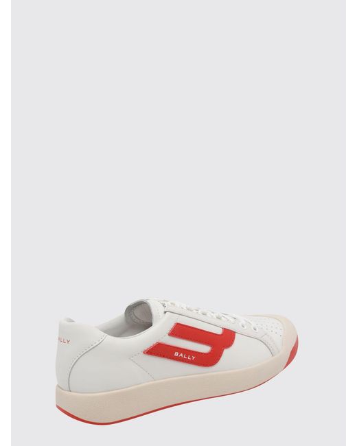 Bally Pink Leather Sneakers for men