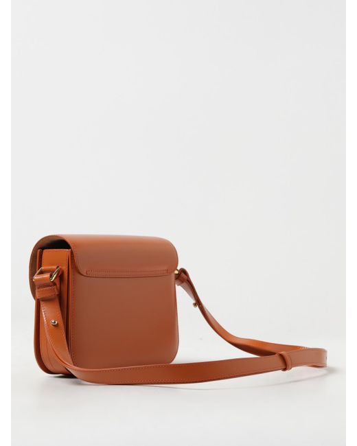 A.P.C. Brown Schultertasche Damen