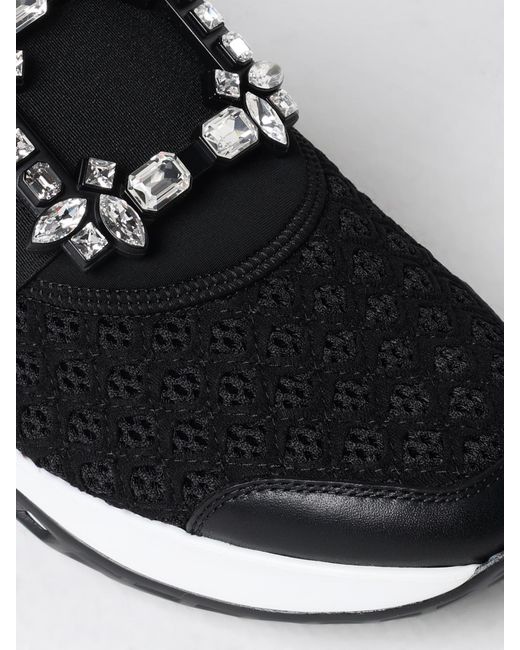 Roger Vivier White Viv' Run Sneakers By