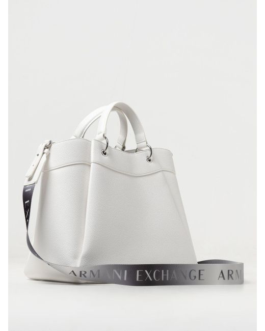 Armani Exchange Gray Tote Bags
