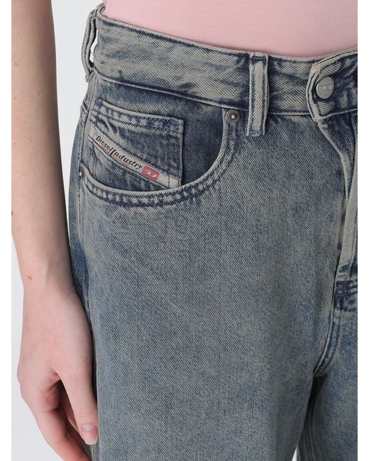 DIESEL Blue D-Sire Cotton Jeans