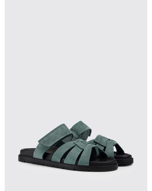 Doucal's Green Suede Sandals
