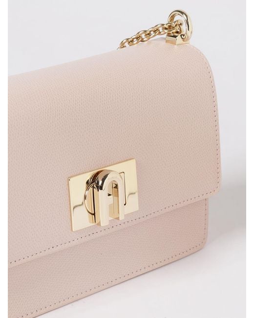 Furla Natural 1927 Grained Leather Bag