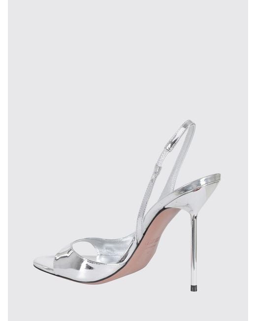 Paris Texas White Lidia Patent Leather Sandal
