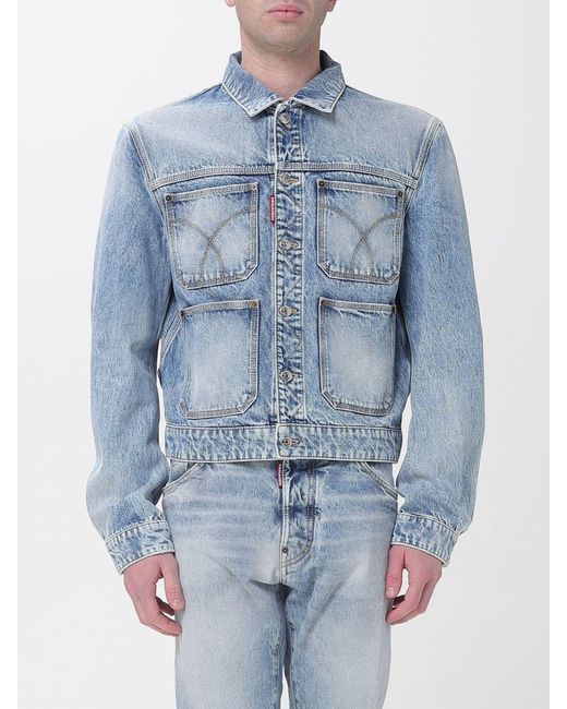 DSquared² Blue Jacket for men