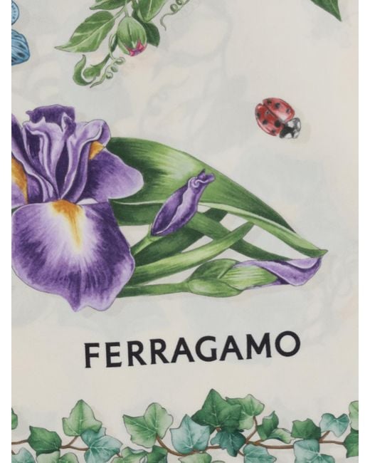 Sciarpa Donna di Ferragamo in White