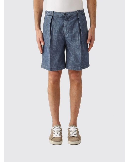 Briglia 1949 Blue Cotton Shorts for men