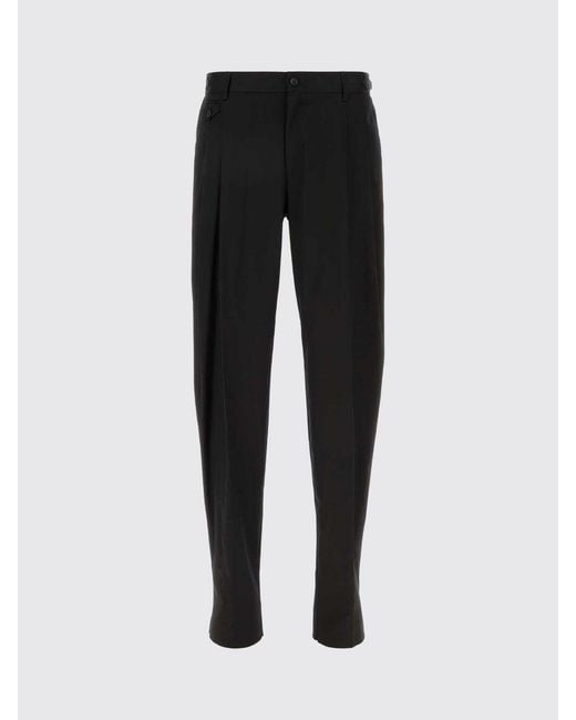 Dolce & Gabbana Blue Dolce &Amp Gabbana Stretch Cotton Tailored Trousers for men