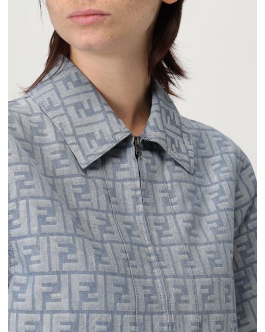 Overshirt di Fendi in Gray