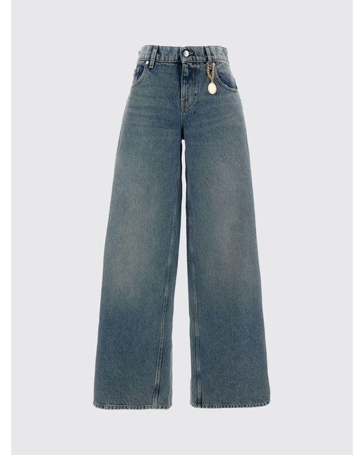 Stella McCartney Blue Wide-Leg Denim Jeans