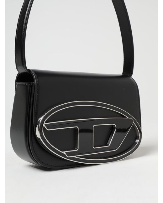 DIESEL Black 1Dr Nappa Leather Bag