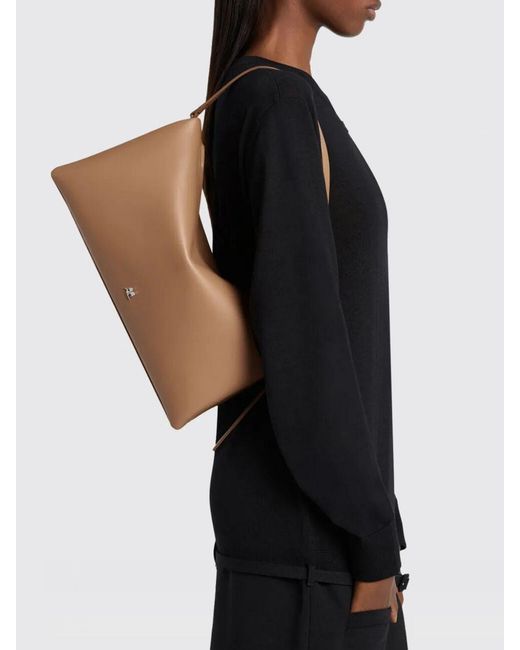 Courreges Brown CourrÈ Ges Cuff Leather Bag