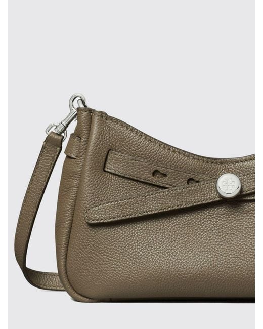Tory Burch Gray Shoulder Bag