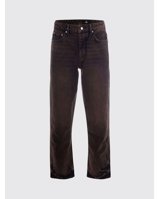 Represent Black R2 Straight Jeans for men