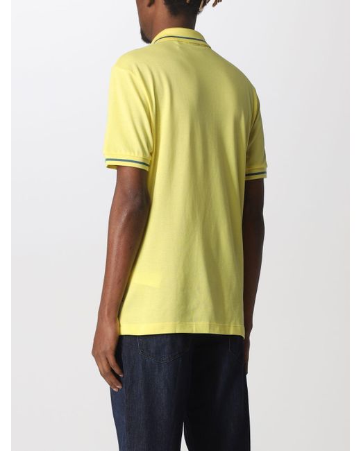 hugo boss yellow polo shirt
