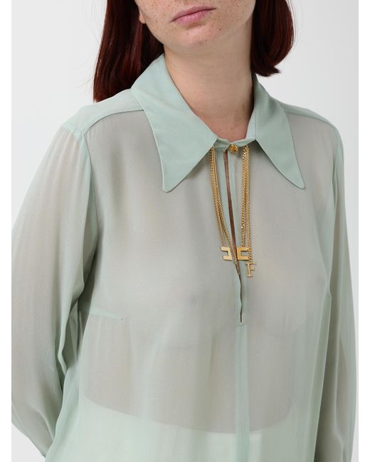Elisabetta Franchi Gray Shirt