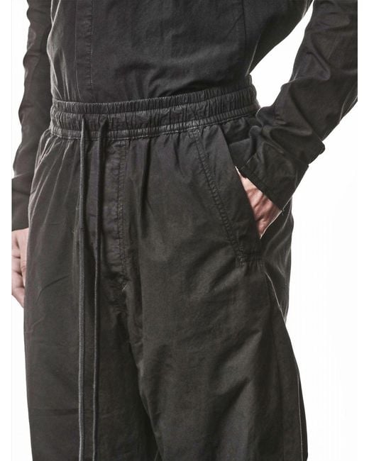 Thom Krom Black Cotton Jogging Trousers for men