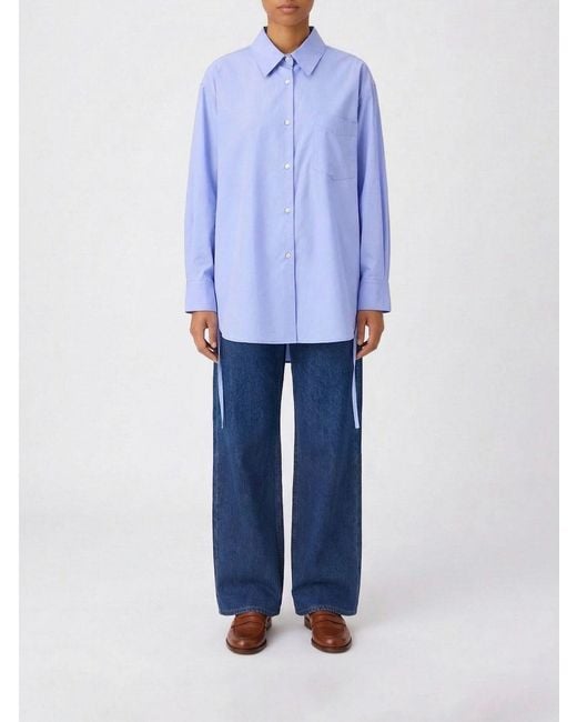 Aspesi Blue Cotton Basic Shirt