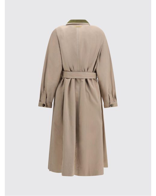Marni Natural Cotton Blend Trench Coat