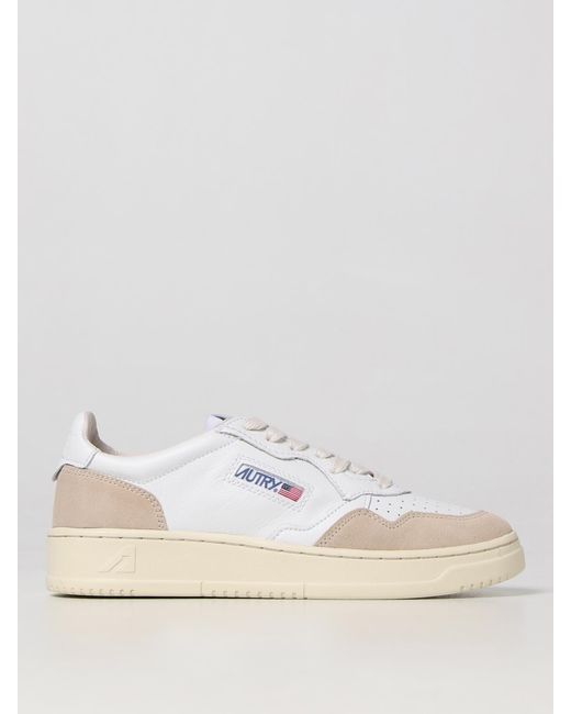 Autry Natural Leather Medalist Sneakers