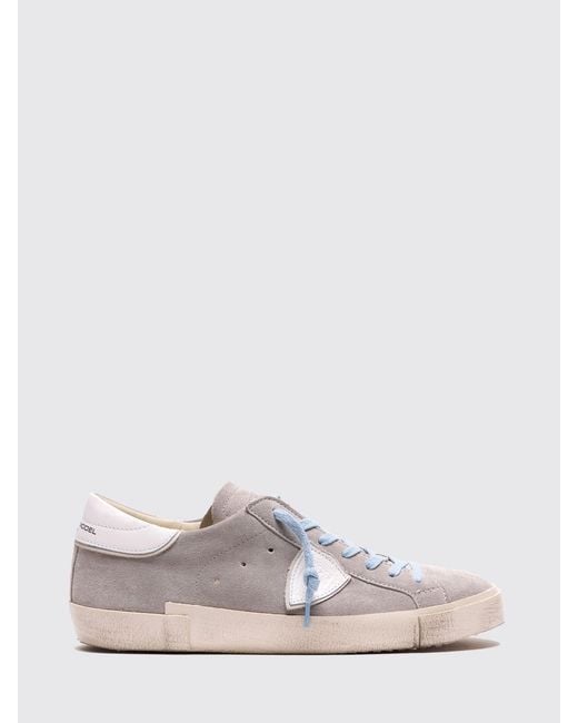 Philippe Model White Prsx Leather Sneakers for men