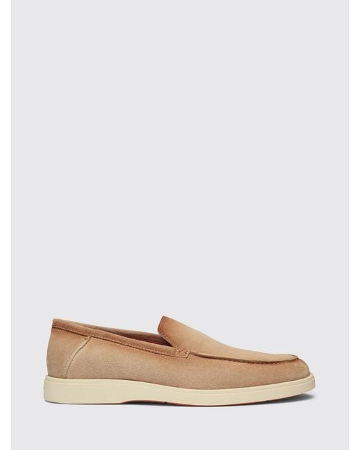 Santoni Multicolor Botanist Suede Loafer for men