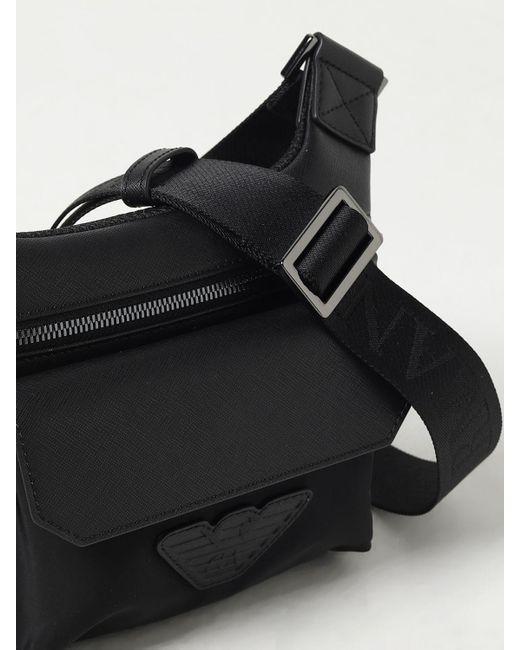 Emporio Armani Black Shoulder Bag for men