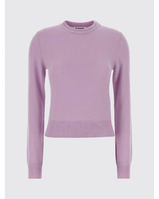 Jil Sander Purple Virgin Wool Knit
