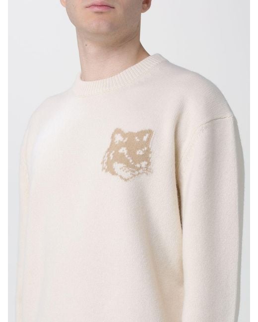 Maison Kitsuné White Maison KitsunÉ Sweatshirt for men