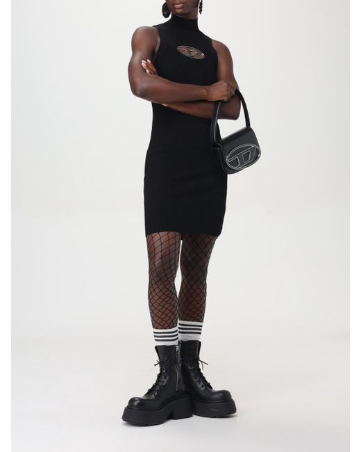 DIESEL Black 1Dr Leather Bag