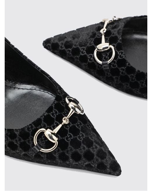 Gucci Black Flat Sandal