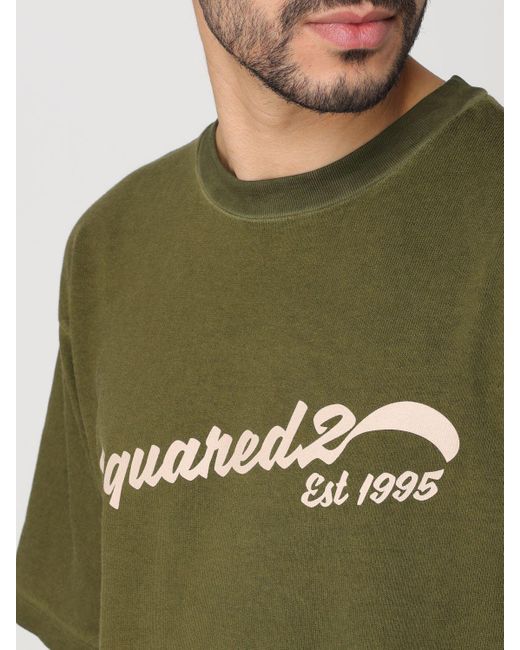 DSquared² T-shirt in Green für Herren