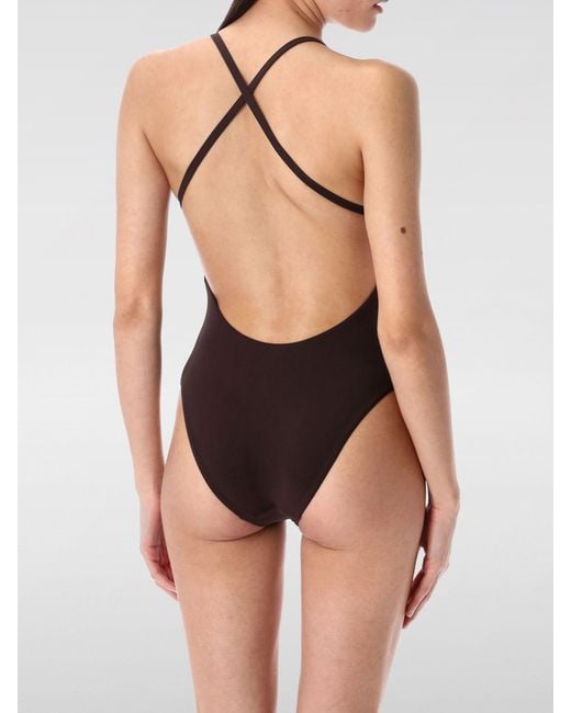 Lido Black Polyamide One Piece Swimsuit