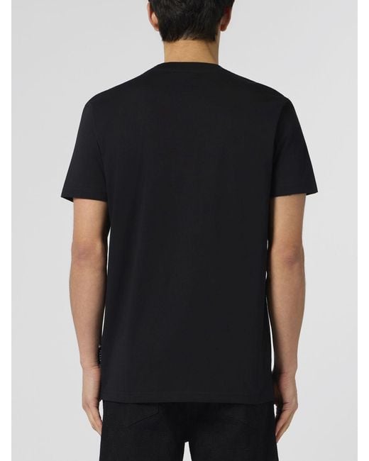 Philipp Plein Black Skull T-Shirt for men