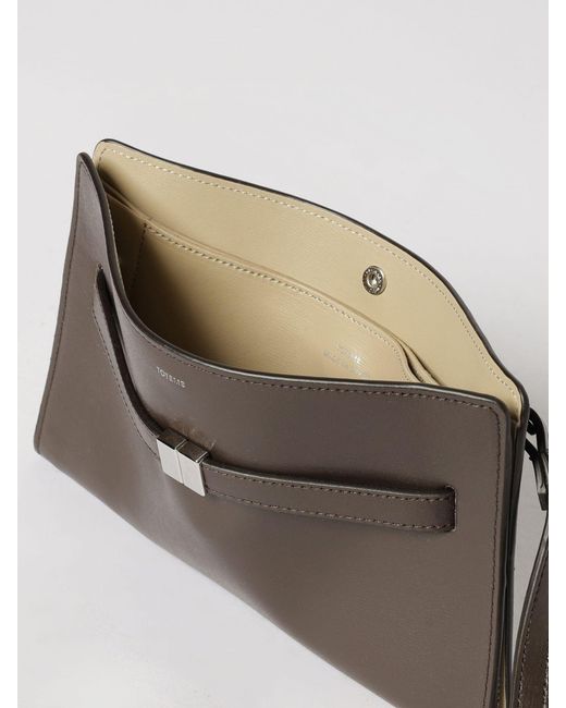 Totême  Gray Leather Bag